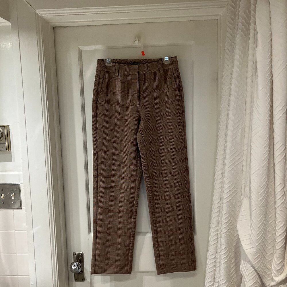 Frank + Oak Plaid Pants (Jane Straight)